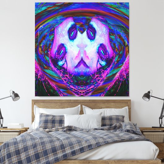 鏡反射 キャンバスプリント (インサイチュ (寝室))