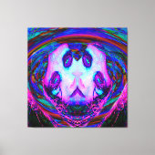 鏡反射 キャンバスプリント (正面)