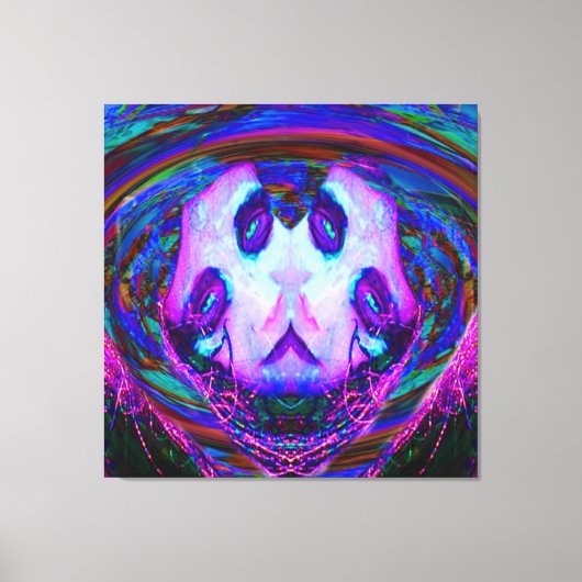 鏡反射 キャンバスプリント (正面)