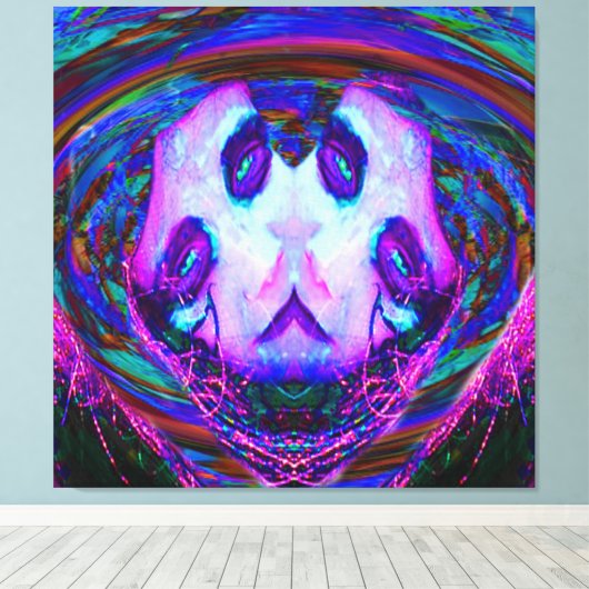 鏡反射 キャンバスプリント (インサイチュ (ウッドフロア))