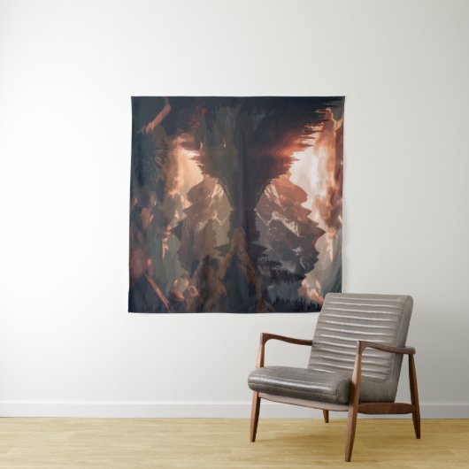 鏡山脈 タペストリー (インサイチュ(横))