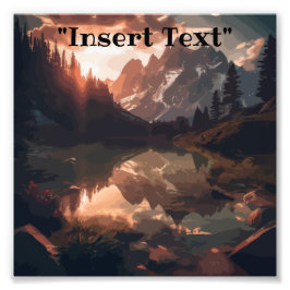 鏡山脈 フォトプリント           