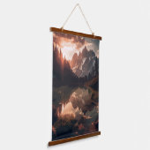 鏡山脈 吊り下げ型タペストリー (傾斜あり)