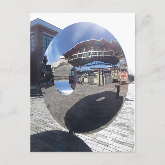 鏡彫刻 ポストカード (正面)