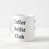 鏡書の自撮りマグ コーヒーマグカップ (正面左)