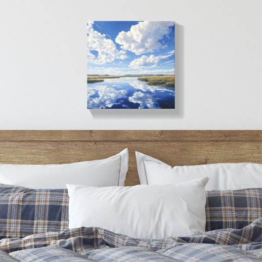 鏡湖 キャンバスプリント (インサイチュ (寝室))