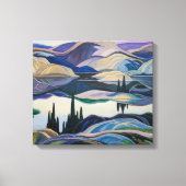 鏡湖 |フランクリン・カーミカエル | キャンバスプリント (正面)