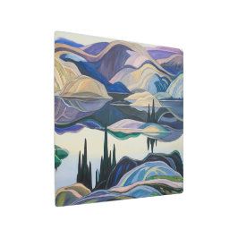 鏡湖 |フランクリン・カーミカエル | メタルプリント