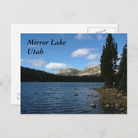 鏡湖 ポストカード (正面/裏面)