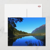 鏡湖: Milford Sound :ニュージーランドのポストカー ポストカード (正面/裏面)