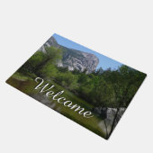 鏡湖Iヨセミテ国立公園 ドアマット (アングル)