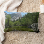 鏡湖Iヨセミテ国立公園 ランバークッション (ブランケット)