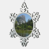 鏡湖IIヨセミテ国立公園 スノーフレークピューターオーナメント (右)