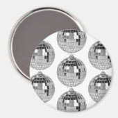 鏡玉磁石、グリッター玉磁石、ディスコ マグネット (正面/裏面)