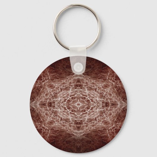 鏡画像のツリーパターン キーホルダー (正面)
