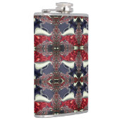 鏡画像の繰り返し形状を生成，白 フラスク (右)