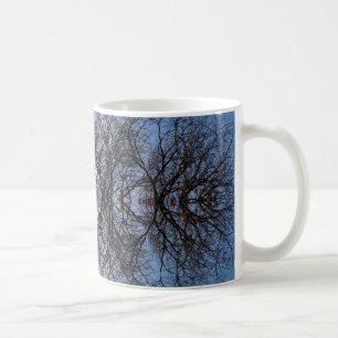 鏡画像ツリー コーヒーマグカップ