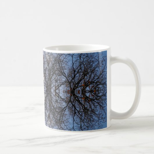 鏡画像ツリー コーヒーマグカップ (右)