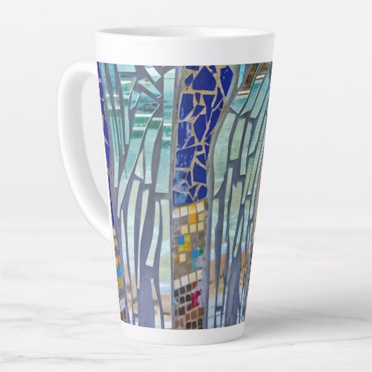 鏡鏡教えて… カフェラテマグ (左アングル)