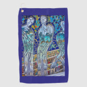 鏡鏡教えて… ゴルフタオル (正面)