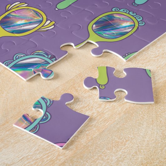 鏡鏡 ジグソーパズル (側面)