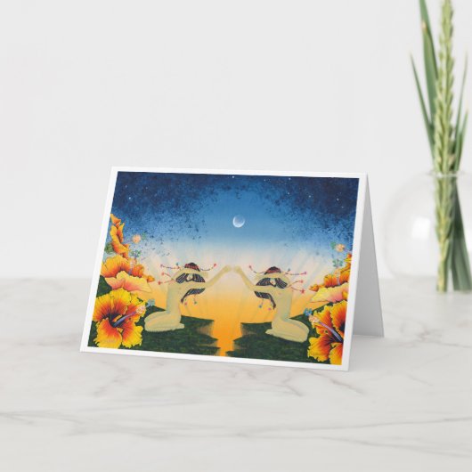 鏡鏡(夜明けの天恵) カード (正面)