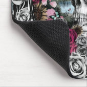 鏡風景スカル。 マウスパッド (コーナー)