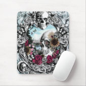 鏡風景スカル。 マウスパッド (マウス)