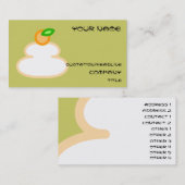 鏡餅(kagami mochi) 名刺 (正面/裏面)