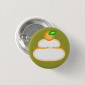 鏡餅(kagami mochi) 缶バッジ (正面&裏面)