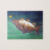 鏡鯉魚釣り ジグソーパズル (横)