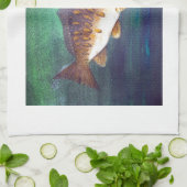 鏡鯉 キッチンタオル (折り畳み)