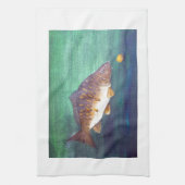 鏡鯉 キッチンタオル (縦)