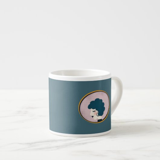 鏡 エスプレッソカップ (正面右)