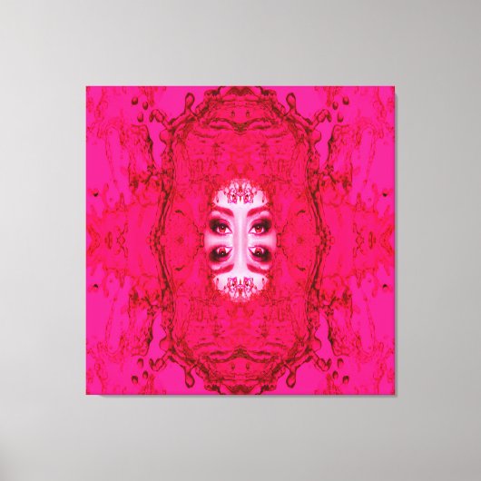 鏡 キャンバスプリント (正面)