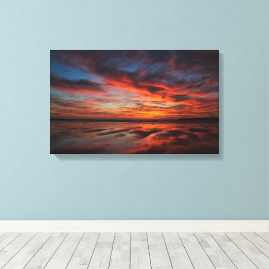 鏡 キャンバスプリント (インサイチュ (ウッドフロア))