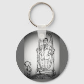 鏡 キーホルダー (正面)