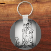 鏡 キーホルダー (正面)