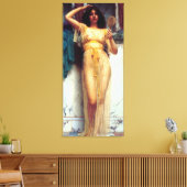 鏡~ジョン・ウィリアム・ゴッドワード キャンバスプリント (インサイチュ (リビング))