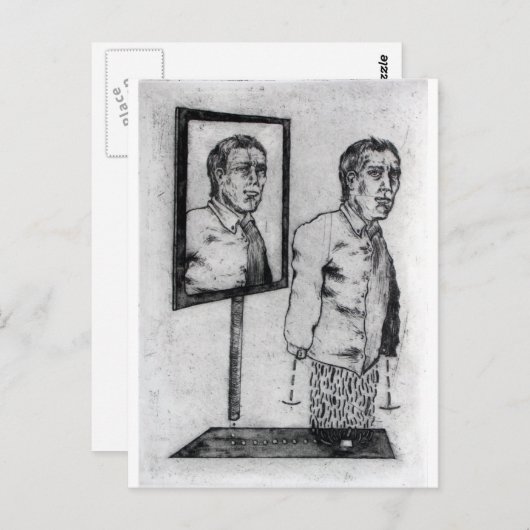 鏡 ポストカード (正面/裏面)