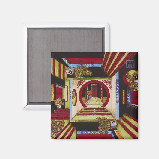 鏡 マグネット (正面/裏面)