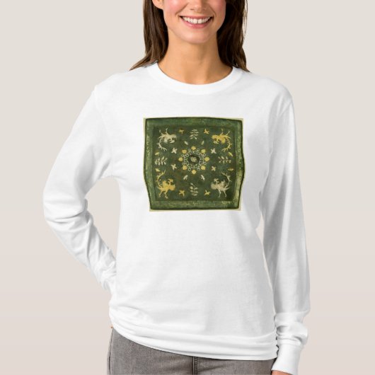 鏡、ラッカーを塗られるの青銅 Tシャツ (正面)