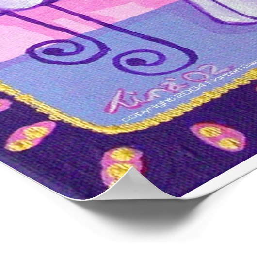 「鏡、鏡が壁に…」 ポスター (角)