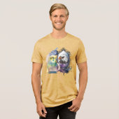 「鏡、鏡」 トライブレンドTシャツ (正面全面)