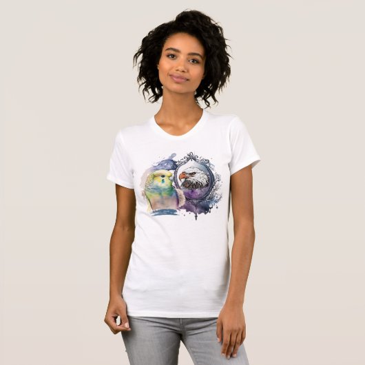 「鏡、鏡」 Tシャツ (正面フル)