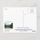 鐘あずき色のシリーズ#2の雲の反射 ポストカード (裏面)