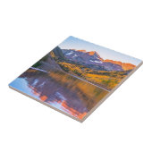 鐘あずき色のAlpenの白熱 タイル (側面)