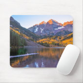 鐘あずき色のAlpenの白熱 マウスパッド (マウス)
