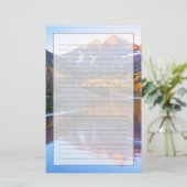 鐘あずき色のAlpenの白熱 便箋 (スタンド正面)