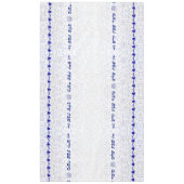 鐘およびザクロの~のShabbat Shalomのテーブルクロス テーブルクロス (正面)